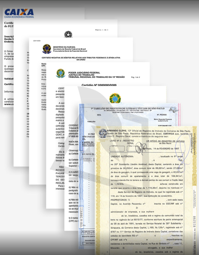 Pacote de Certidões — Compra e Venda de Imóvel
